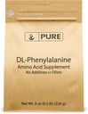 Ingrédients originaux purs Poudre de DL-Phenylalanine (8 oz) Toujours pur, sans remplissage ni additifs