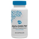 NeuroScience GABA PM Kalm Slaaphulp voor volwassenen - 400 mg L Theanine Supplement met 5 HTP voor Hersenondersteuning & Magnesium voor Slaap - Verzacht een Overactieve Geest & Racing Gedachten (60 Capsules)