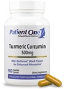 Patient Un curcumin curcuma 500 mg , supplément pour soutenir une réponse inflammatoire saine et plus* , avec extrait de poivre noir 90 capsules