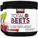 FORCE FACTOR Total Beets Superfood Beet Root Powder 2-pack, Nitraten te ondersteunen Circulatie, Bloedstroom, Nitric Oxide, Energie, Endurance, Uithoudingsvermogen, Cardiovasculaire hart-en vaatziekten supplement, 60 porties