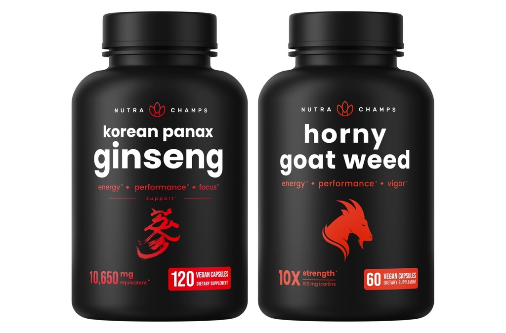 NutraChamps Koreaanse Ginseng en geile geit onkruidbundel