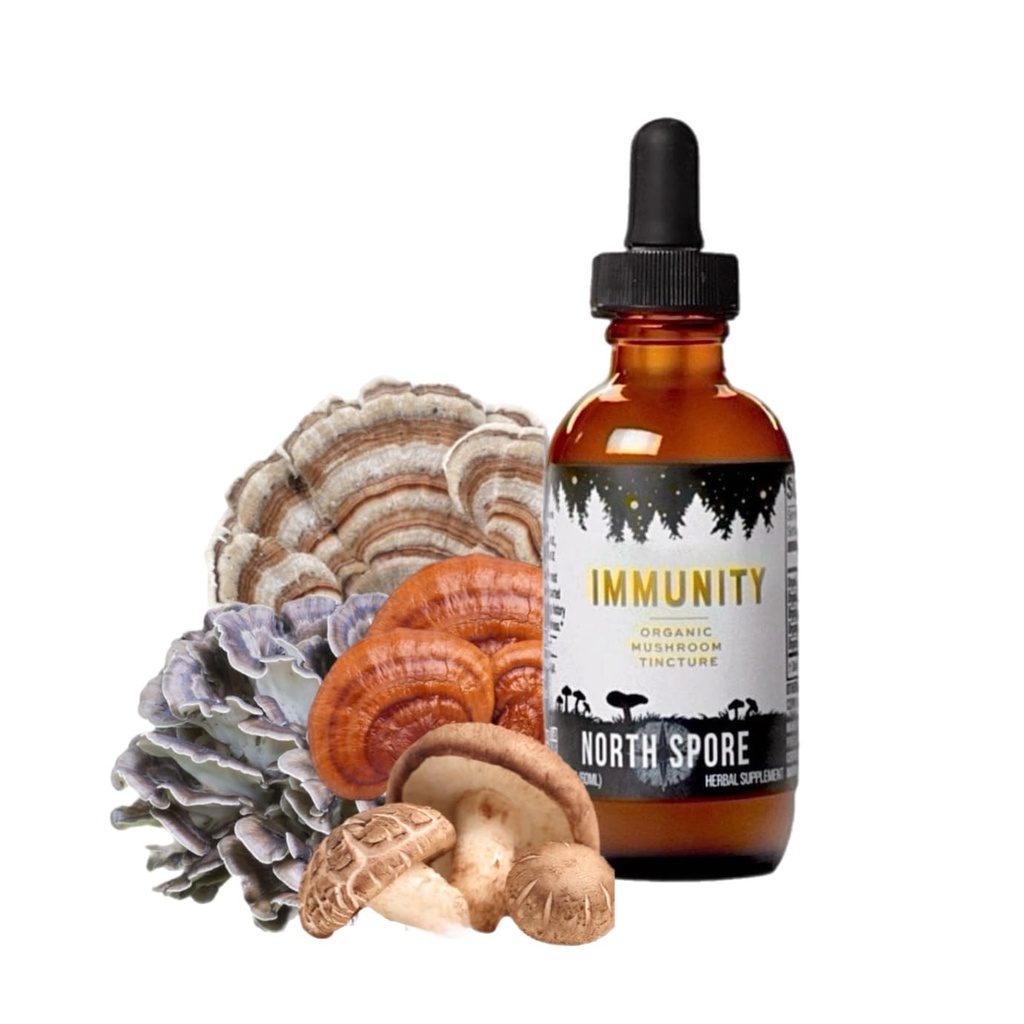 North Spore Organic Immunity Mushroom Tinctuur (2 oz) 