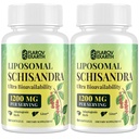 Liposomal Schisandra Berry Extract 1200mg – Stress & Adrenal Balance Supplement for Cortisol, Calm Energy & Focus – Vegan Adaptogenic Formula for Women & Men – 120 Softgels