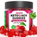 90 Count Keto ACV Gummies –Digestive Health & Energy Boost – Apple Cider Vinegar with Mother 1500mg – Vegan, Non-GMO, Gluten-Free – for Young Women