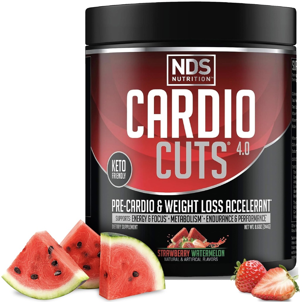 NDS Nutrition Cardio Cuts 4.0 - Strawberry Watermelon 30 servings (Pack of 1)