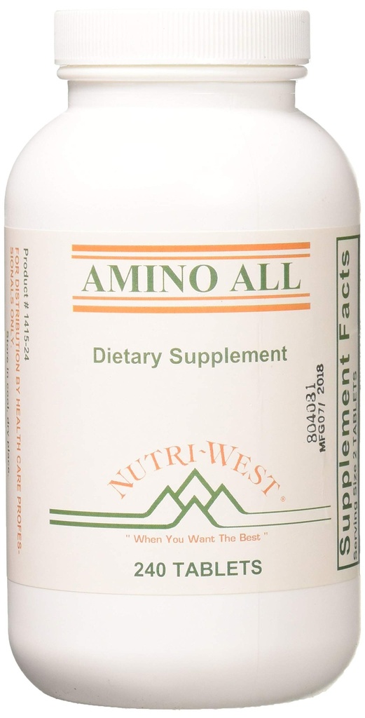 Nutri-West - Amino Alle 240 tabletten