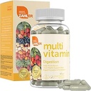 Zahler - Multivitamine met Probiotica voor de spijsvertering van de gezondheid (60 capsules) Kosher Multi Vitaminen voor Gut Health, Gezonde Regularity Ondersteuning voor mannen en vrouwen - Probiotische Digestie Pillen voor volwassenen