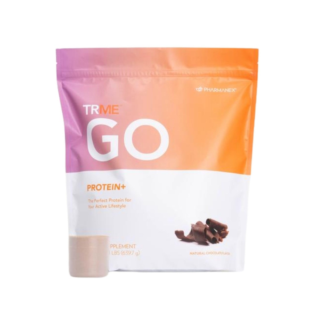 Nu Skin TRMe Go Protein+ | Chocolate | Plant-Based Protein Blend | Convenient Vegan Nutrition | Smooth Chocolate Flavor | Keto-Friendly, Gluten-Free, No Artificial Sweeteners | 20 Servings