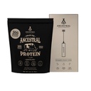Ancestral Supplements Colostrum Bundle & Frother Wand – Grass Fed, Pasture Raised Organ Blend with Bioactive Colostrum, Rechargeable Electric Frother Wand (Double Whisk, Stainless Steel)