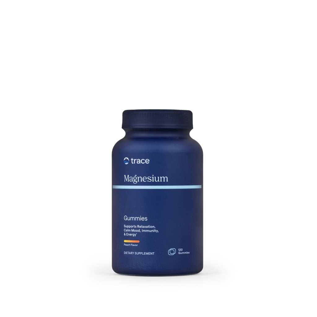 Trace Minerals Magnesium 84mg - Kauwbaar magnesiumsupplement voor bot- en hartgezondheidsondersteuning - Immuunsysteemondersteuning - Aids Relaxation & Healthy Sleep - Tangerine, 120 Gummies (120 Servings)