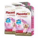 LABO Nutrition Le Ageless Placenta 99 with Oryza Ceramides - Cellular Supplement with Collagen Peptides - Supports Skin Firmness, Healthy Moisture & Youthful Appearance - 60 Capsules x3