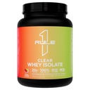 Rule 1 Proteins Clear Whey Isolate, Cherry Limeade, 20 Servings | 20g All-Whey Isolate Protein Mix, Over 9g EAAs, 90 Calories, Zero Sugar, Easy to Digest, Light, Crisp, and Refreshing Taste
