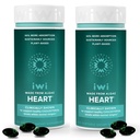 Iwi Life Heart Omega-3, 120 Softgels (60 Servings), Vegan Plant-Based Algae Omega Fatty Acids + EPA, Heart Health Support Dietary Supplement, Krill & Fish Oil Alternative, No Fishy Aftertaste