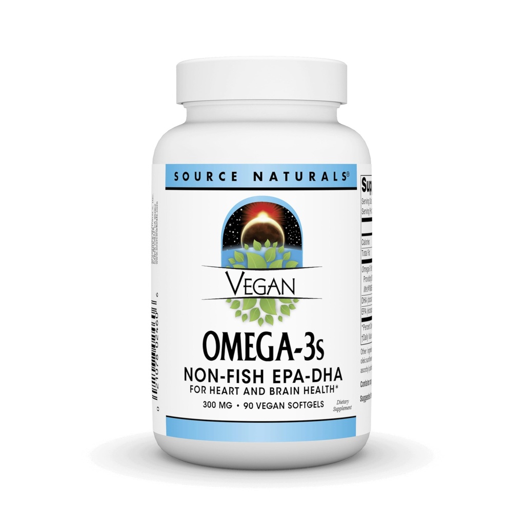 Bron Naturals Vegan Omega 3s Epa-Dha* 300 mg - 90 Softfgels