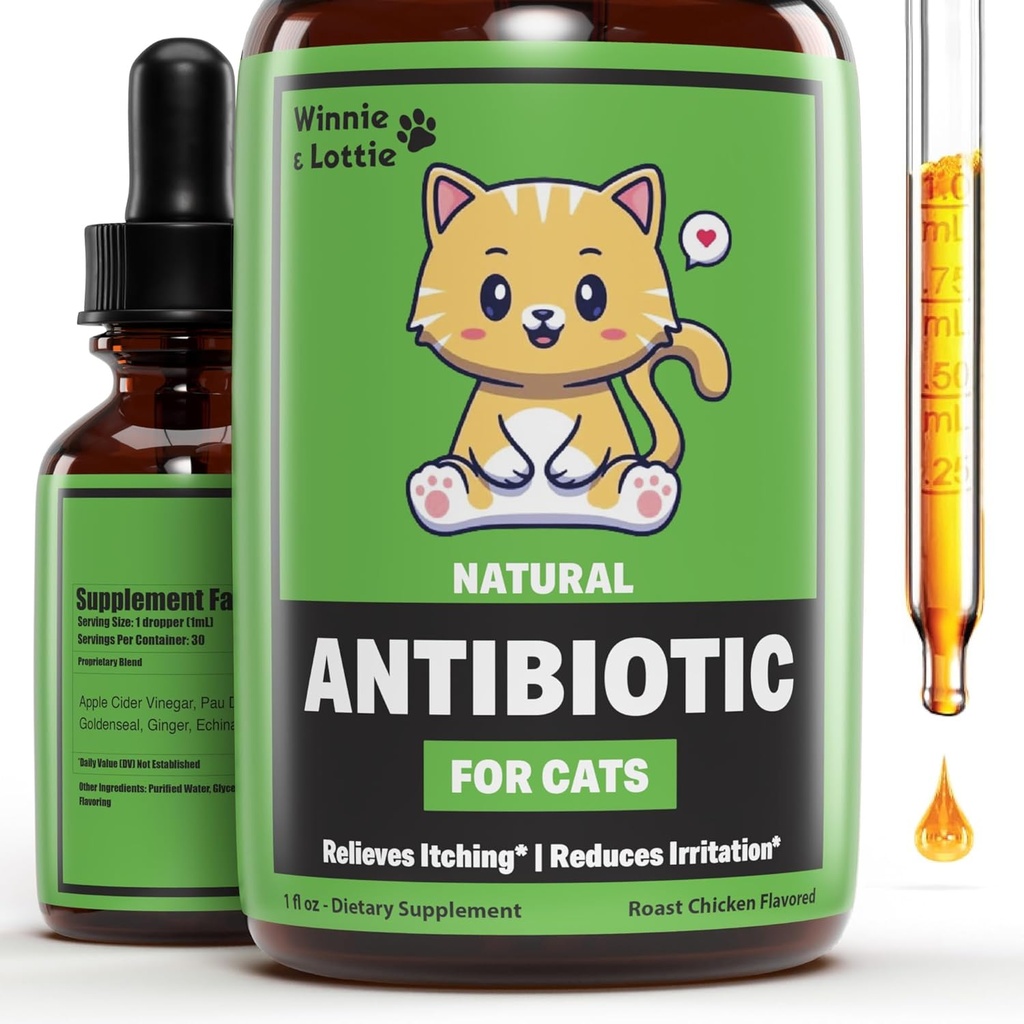 Winnie & Lottie Natuurlijke Antibiotica voor Katten 