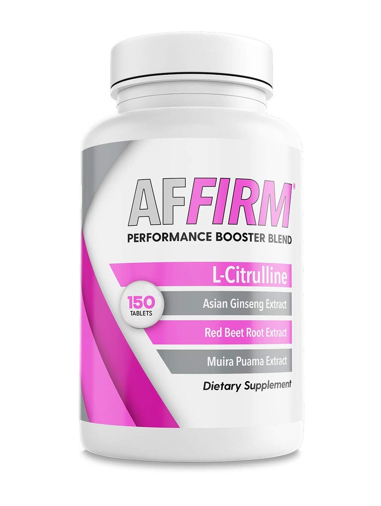 AFFIRM Nitric Oxide Booster voor vrouwen Dieetsupplement 750mg 150 Tablets (75 dagen levering) 