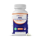 Vitamatic Alpha-Ketoglutaric Acid (AKG) 1000 mg Per Serving – Amino Acid Support for Energy, Metabolism & Cellular Health – 240 Veg Capsules – Non-GMO, Made in USA