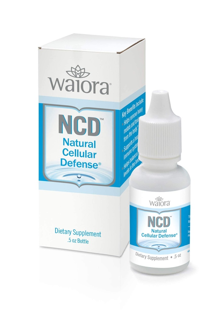 Natural Cellular Defense (NCD) Liquid Supplement, Advanced Mineral & Botanical Formula, Daily Immune & Cellular Wellness, Easy Absorption Drops, pH Balance, Cleansing (One .5 oz Bottle, 90 serv.)