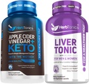 Herbtonics Apple Cider Vinegar Capsules Plus Keto BHB 