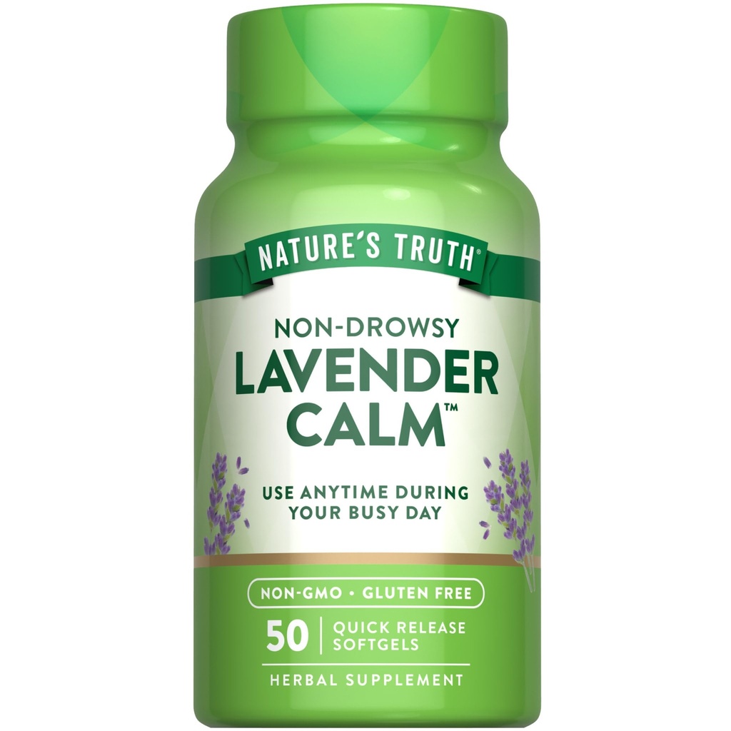 De waarheid van de natuur Lavendel Kalm Softgels Oral Supplement 