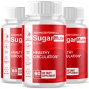 (3 Pack) Sugar Mute Capsules, Official SugarMute Health Support Pills with All Natural Ingredients, Advanced Formula for Health & Wellness Support with Premium Vitamins for Women & Men (180 Capsules)