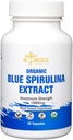 Blue Spirulina Capsules - Biologische - 1000 mg - 60 capsules