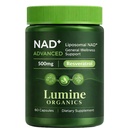 Lumine Organics NAD+ Supplement with Nicotinamide Riboside, Resveratrol & Quercetin – Liposomal Capsules for Daily Cellular Energy Support – 60 Capsules – Vegan, Gluten Free