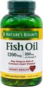 Nature's Bounty Fish Oil, ondersteunt hartgezondheid, 1200 Mg, snelle release Softgels, 200 Ct