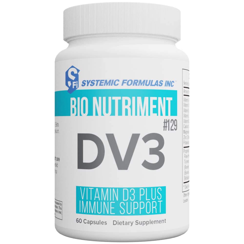 Systemische Formules DV3 BioNutriment Vitamine D3 Plus Immune Ondersteuning