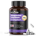 Magnesium Complex, Magnesium Glycinate, Elemental Magnesium Supplement with Oxide, Taurate, Citrate, Orotate & Aspartate, Supports Muscle Relaxation, Heart Health, Sleep & Energy | Vegan (700mg)