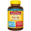 Natuur gemaakt Extra sterkte Omega 3 Visolie Supplementen, 2800mg, Visolie Omega 3 Supplementen als ethylesters voor gezonde hart, hersenen, ogen, Mood Ondersteuning, 60 Softgels, 30 dagen levering