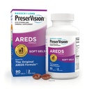 PreserVision AREDS Vitamines oculaires, multivitamines avec du cuivre, vitamine A, C & E, suppléments de zinc, 90 softgels