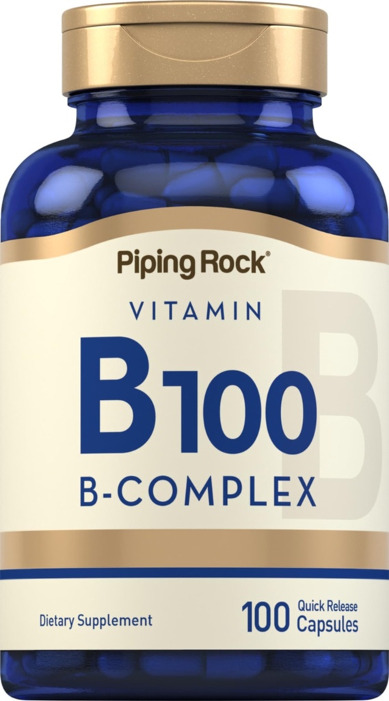 Piping Rock Vitamine B-100 Complexe 100 Capsules 