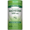 De waarheid van de natuur Magnesium OÜ 500 mg Capsules 90 Tellen Niet-GMO en Glutenvrij Hoge Sterkte Supplement