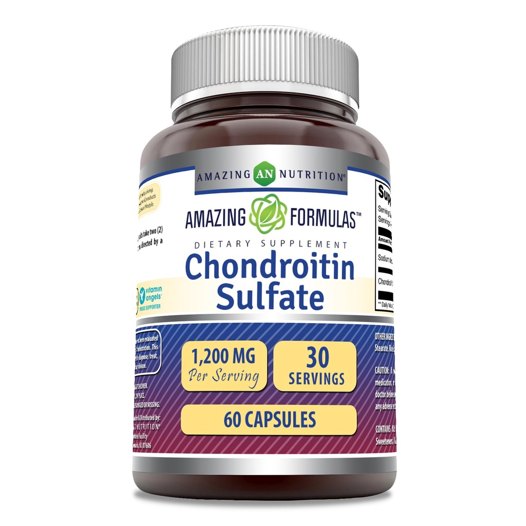 Verbazingwekkende Formules Chondroitin Sulfate 1200 mg Per Serving Supplement 