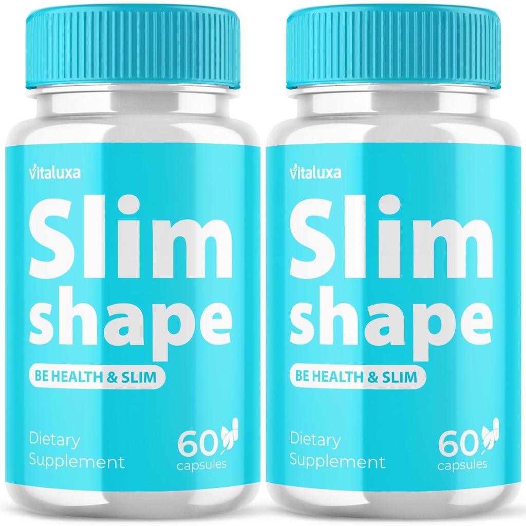 (2 Pack) SlimShape Pills, Slims Shape Capsules Premium Advanced Formula for Men Women, Slimshaper Pro Dietary Supplement Maximum Strength Support All Natural Ingredients Health Blend Reviews (120 Ct)