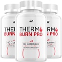 Thermo Burn Pro Capsules – ThermoBurn Pro Advanced Formula Pills Natural Ingredients Dietary Supplement - 3 Pack - 180 Capsules