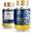 Prime Code [ 3 in 1] Psyllium Husk Capsules met Magnesium Citroen en Vitamine C 