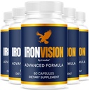 (5 Pack) Iron Vision Eye Supplement Capsules - Official Iron Vision Advanced Premium Support Pills - Maximum Strength, Natural Vitamins For Overall Health & Wellness Reviews, 300 Capsules For 5 Months