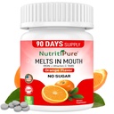 Kauwbaar ijzersupplement voor vrouwen/mannen(Carbonyl Iron 18 mg met vitamine C 30 mg) Tablet in oranje smaak 90 Tell (1)