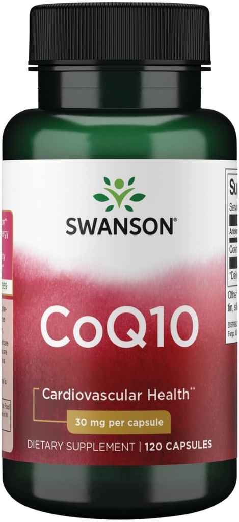 Swanson Coq10 30 Milligrams 120 Capsules