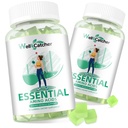 EAA Gummies Essential Amino Acids - 60 dagen levering van alle 9 essentiële Aminos en alle vertakte-Chain Aminos (BCAA's) Suikervrij met spierherstel Energiesteun Niet GGO Green Apple smaak