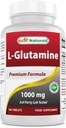 Best Naturals L-Glutamine 1000mg Brandstof voor training (Non-GMO) Tabletten, 180 Tellen