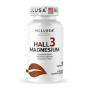 Hallusa Natural Magnesium (Citrate/Malate/Glycinate) - Magnesium Supplement to Support Energy, Muscle, Nerve, Sleep & Brain Health* - with Magnesium Citrate, Malate & Glycinate - 60 Capsules
