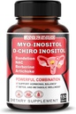 Myo-Inositol + D-Chiro Inositol 150 Capsules met Folate, NAC, Berberine, CoQ10, en Detox Blend 