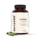Natural Moringa Leaf Powder Capsules - 800mg,Vegan, Non GMO, 3rd-Party Tested, Gluten- Free, Immune - Super Food with Essential Vitamins & Antioxidants, 60 Capsules Pack of 3