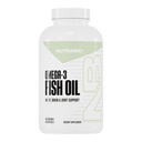 NutraBio Omega 3 Visolie Supplementen, 2000mg, 400 Softgels - EPA DHA Omega 3 Vetzuur Supplement om een gezond hart te ondersteunen