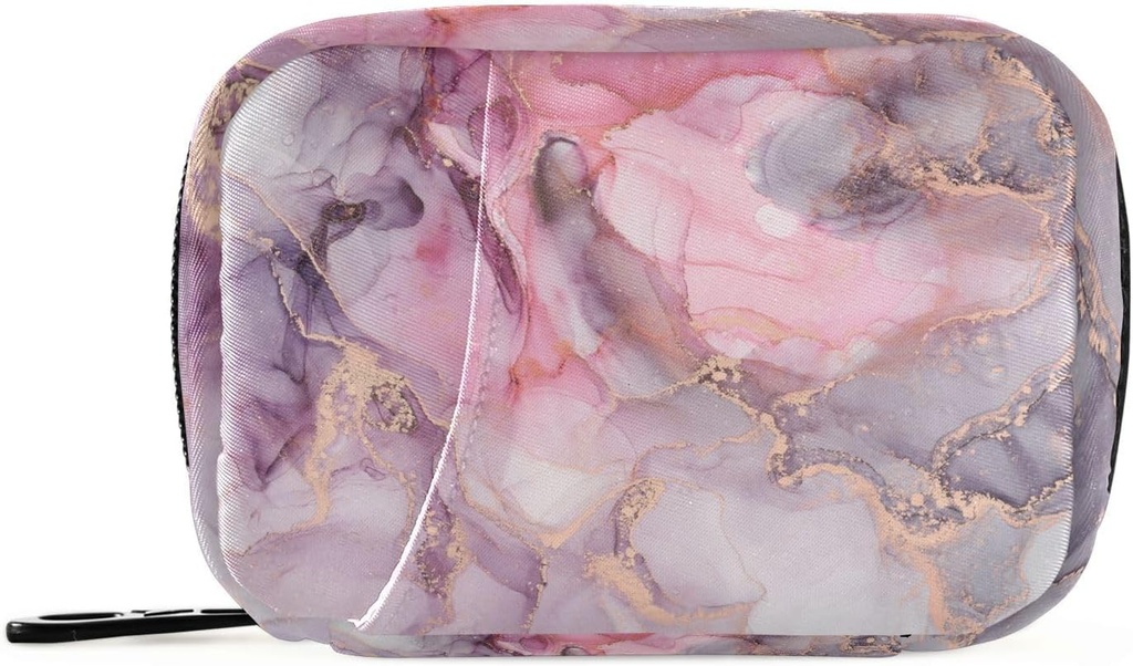 Pink Marble Texture Pill Box 7 Dag pil geval reis pil Organisator tas met rits draagbare Wekelijkse Vitamine Medicine supplement houder Pouch Bag