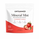 Untamed Mineral Mist Electrolytes, Daily Hydration Support Powder with Sodium, Potassium & Magnesium, Strawberry Sunrise, No Added Sweeteners, No Stevia, No Natural Flavors, 30 Servings