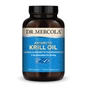 Dr. Mercola Antarctische Krillolie - 1.000 mg - Omega-3 Supplement met EPA & DHA - Ondersteunt hersenen, hart, gewrichts- en immuungezondheid - GGO-vrij, glutenvrij en sojavrij - 180 capsules (90 porties)